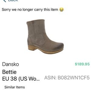 Dansko Bettie Boots